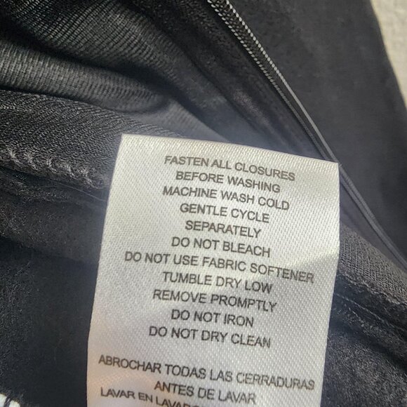 Free Country Jacket Mens Medium Jet Black Microtech Fleece Full Zip 268-M98307S - Picture 11 of 16